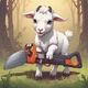 Chainsaw goat