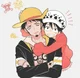 Law and Luffy 