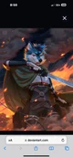 Blue wolf aot