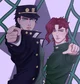 Kakyoin and Jotaro