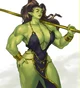 Athena The Orc Girl