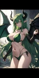 Elfa demonio verde