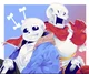 Sans and papyrus