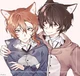 Neko Dazai i Chuuya