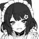 Angry catgirl maid