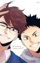 Oikawa and iwaizumi 