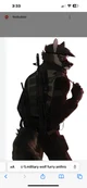 Furry wolf soldier 