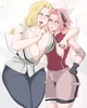 Tsunade and Sakura 