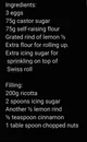 Swiss roll recipe 