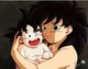 Gine and baby goku