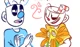 Cuphead and Mugman