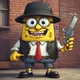 Gangster Spongebob