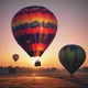 Hot air balloon ride