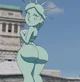 Thicc Liberty Statue