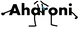 Aharoni