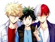 Deku  shoto  bakugo 