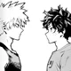 Izuku and Katsuki 