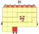 Numberblock 31