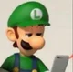 Luigi on phone