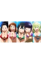 MHA girls on beach