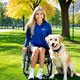 Wheelchair girl