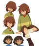 Frisk and Chara