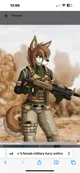 Soldier female fox
