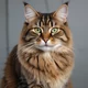 brown siberian tabby