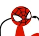 Red Stick Figure