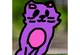 Cute Purple cat 