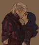 Geralt and Yennefer 