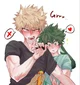 Deku and Bakugo cat