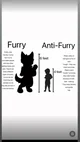 Furry vs anti furry 