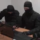 Masked military men 