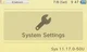 System settings 3DS