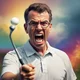 ANGRY GOLF RAGE MAN