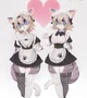 Mia and Mya-maids-