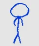 Blue Stickman