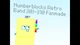 Numberblocks retro 