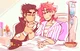 Jotaro and Kakyoin