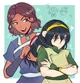 Toph and Katara