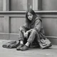 Homeless girl 