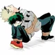 Deku and bakugou 