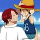 Shanks and Luffy