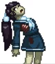 Zombie school girl