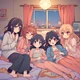 Girl sleepover 