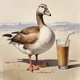 Goose with milk