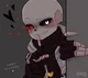 Yandere cross sans