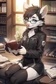 Nerdy femboy furry 