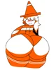 Trafficconegirl butt